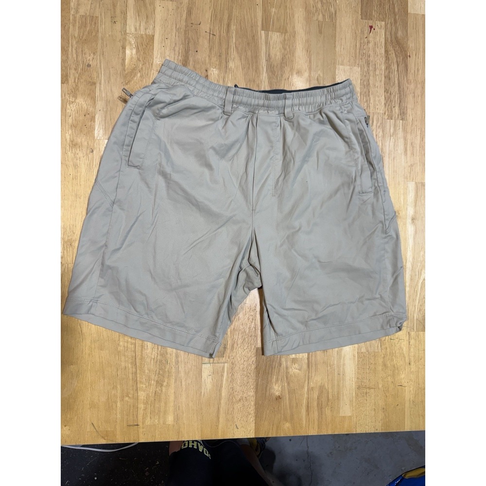 Birddogs Men's XL Shorts Gray Lined Athletic Gym Workout 8 in Inseam